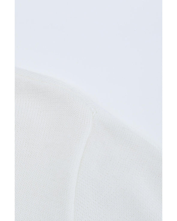 Gray Striped Colorblock Sweater - XL