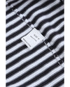 Contrast Trimmed Striped Drop Shoulder Sweater - XL