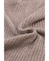 Gray Slouchy Dolman Sleeve High Low Sweater - M