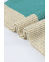 Multicolor Colorblock Ribbed Trim Round Neck Sweater - L