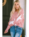 Big Star Spangled Casual Knit Sweater - L