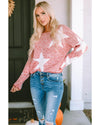 Big Star Spangled Casual Knit Sweater - L