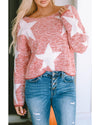 Big Star Spangled Casual Knit Sweater - L
