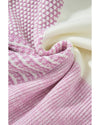 Bonbon Neutral Colorblock Tie Back Sweater - S