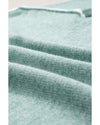 Moonlight Jade Colorblock Contrasting Edge Crewneck Sweater - L