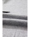 Gray Star Pattern Drop Shoulder Sweater - L
