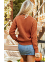 Flamingo Hello Pumpkin Graphic Sweater - 2XL