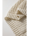 Jet Stream Hollow-out Kangaroo Pocket V Neck Hooded Sweater - XL