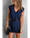 Dark Blue Knit Vest Pullover Sweater - XL