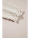 Parchment Pearl Beaded High Neck Bodycon Sweater Dress - L