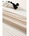 Apricot Crochet Eyelet Flounce Tank Top - L