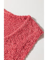 Flamingo Textured Knit U Neck Slim Fit Sweater Vest - XL