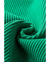 Dark Green Ribbed Criss Cross Halter Neck Sheath Sweater Tank Top - M