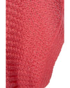 Red Clay Solid Loose Knit Short Dolman Sleeve Sweater - XL