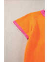 Flamingo 2-tone Color Block Knit Cap Sleeve Sweater Top - XL