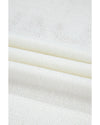 White Knitted YEEHAW Stitch Edge Crew Neck Sweater T Shirt - S