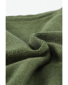 Green Front Pocket and Buttons Closure Cardigan - 2XL