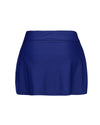 Plus Size Navy Blue Skirted Swim Bikini Bottom - 4XL