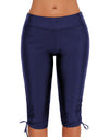 Blue Side Drawstring Rash Guard Boardshort - S