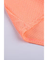 Azura Exchange Orange Printed Splicing Racerback Tankini - L