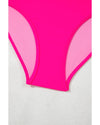 Bonbon Ruched Tummy Control Tankini 2pcs Swimsuit - L