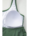 Mist Green Scoop Neck Adjustable Tankini and Matching Skort Bathing Suit - M