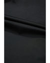 Black Scalloped Trim Beach Shorts - M