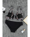 Azura Exchange Leopard Twisted Bust Bikini Set - M