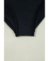 Black Crossover Bikini Tank and Skort Swimwear - XL
