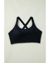 Black Crossover Bikini Tank and Skort Swimwear - XL