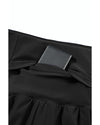 Black Pocketed Wide Waistband Swim Shorts - L