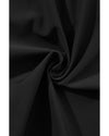 Black Pocketed Wide Waistband Swim Shorts - L