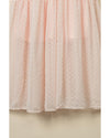 Swiss Dot Lace Trim Maxi Dress - 2XL