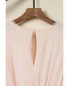 Swiss Dot Lace Trim Maxi Dress - 2XL
