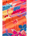 Pink Floral Print Sleeveless Ruffle Tiered Maxi Dress - XL