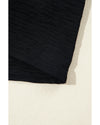 Black Crossover Backless Bodice Tiered Maxi Dress - L