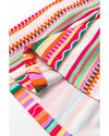 Multicolour Striped Thin Straps Smocked Back Boho Maxi Dress - L