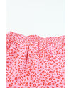 Azura Exchange Leopard Print Frilled Drawstring Maxi Skirt - M