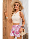 Azura Exchange Leopard Print Flutter Shorts - XL
