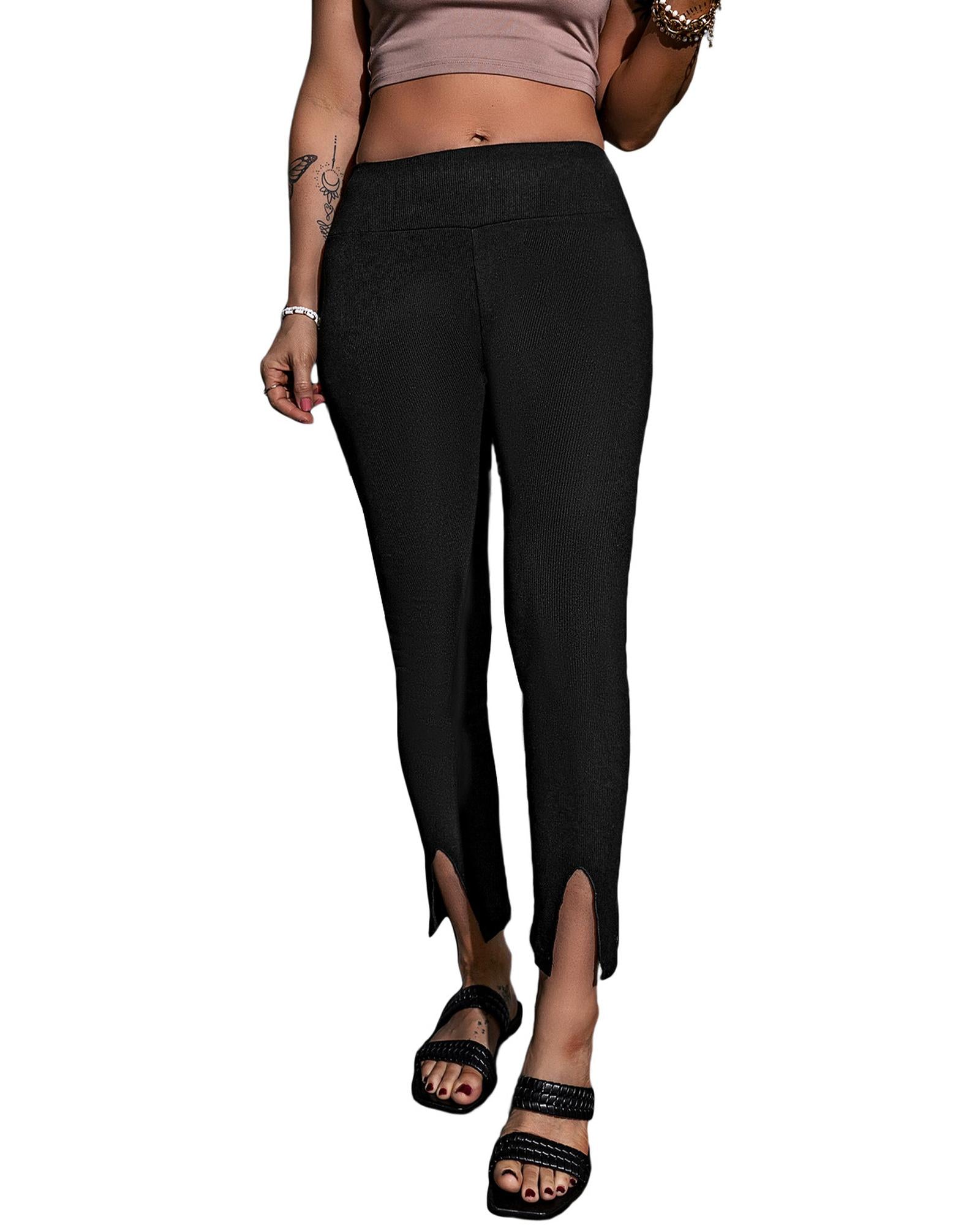 Azura Exchange High Waist Slit Leggings - L