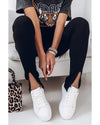 Azura Exchange High Waist Slit Leggings - M