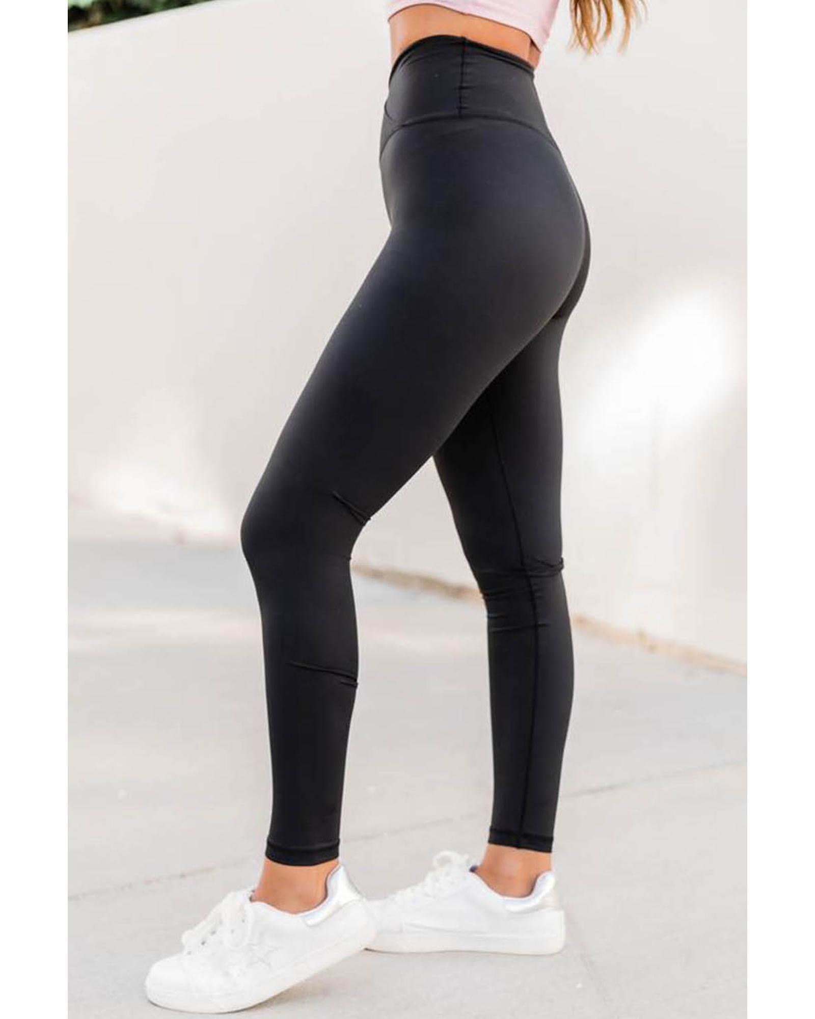 Azura Exchange High Performance Yoga Leggings with Arch Waist - L