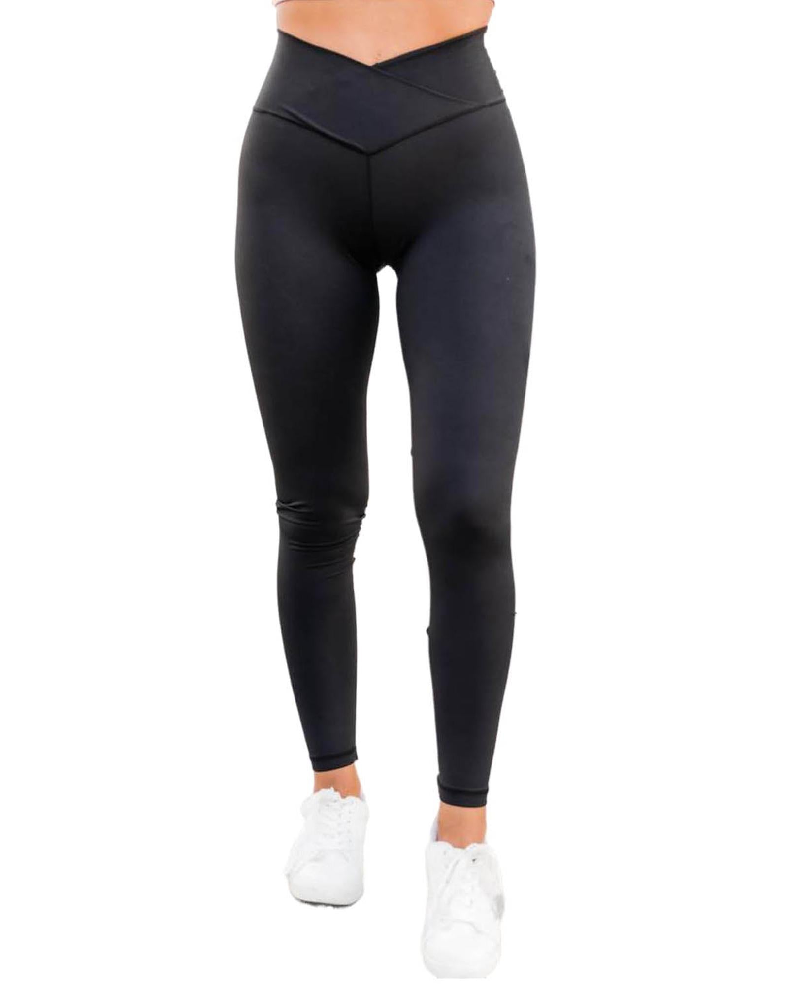 Azura Exchange High Performance Yoga Leggings with Arch Waist - M