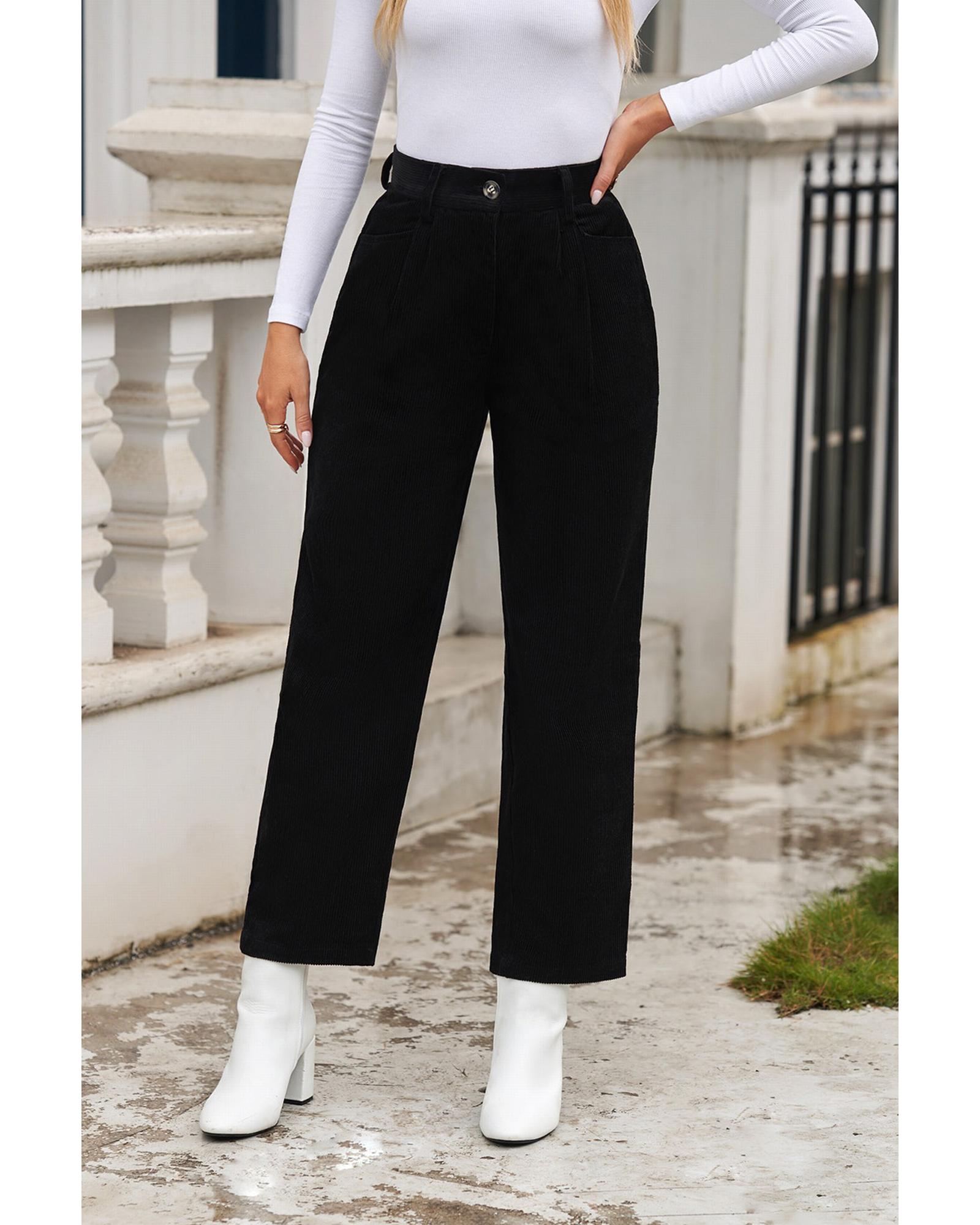 Azura Exchange High Waist Straight Leg Pants - 18 US