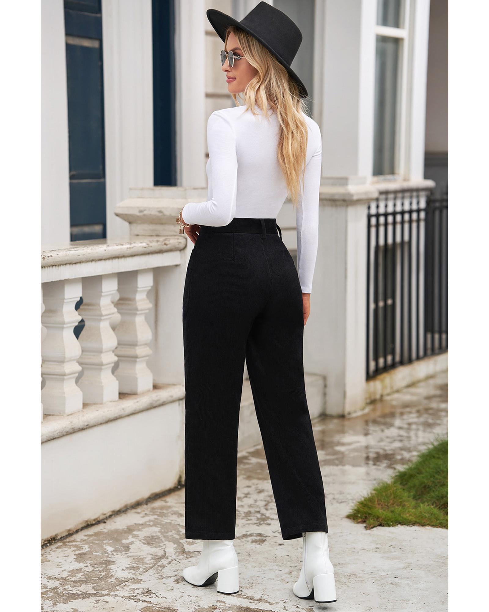 Azura Exchange High Waist Straight Leg Pants - 18 US