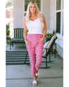 Azura Exchange Ankle-length High Waist Leopard Print Skinny Pants - L
