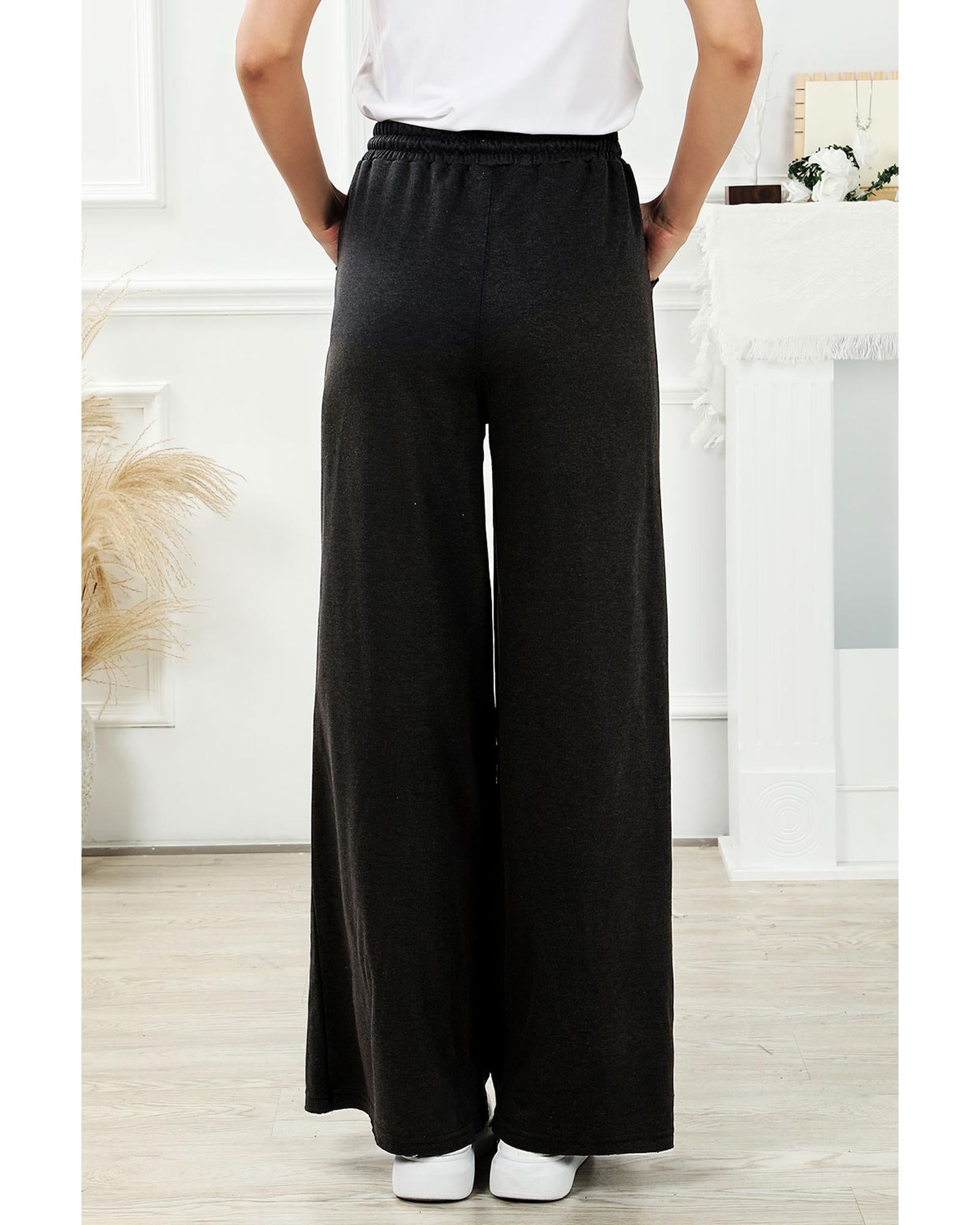 Azura Exchange Retro Wide Leg Pants - L