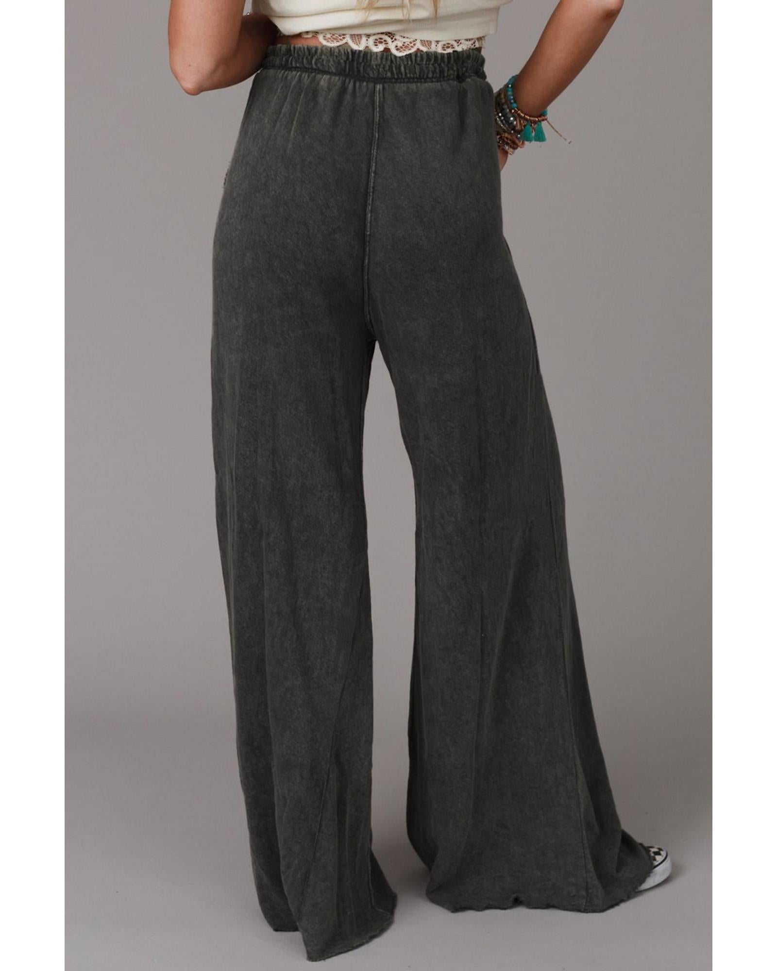 Azura Exchange Retro Wide Leg Pants - M