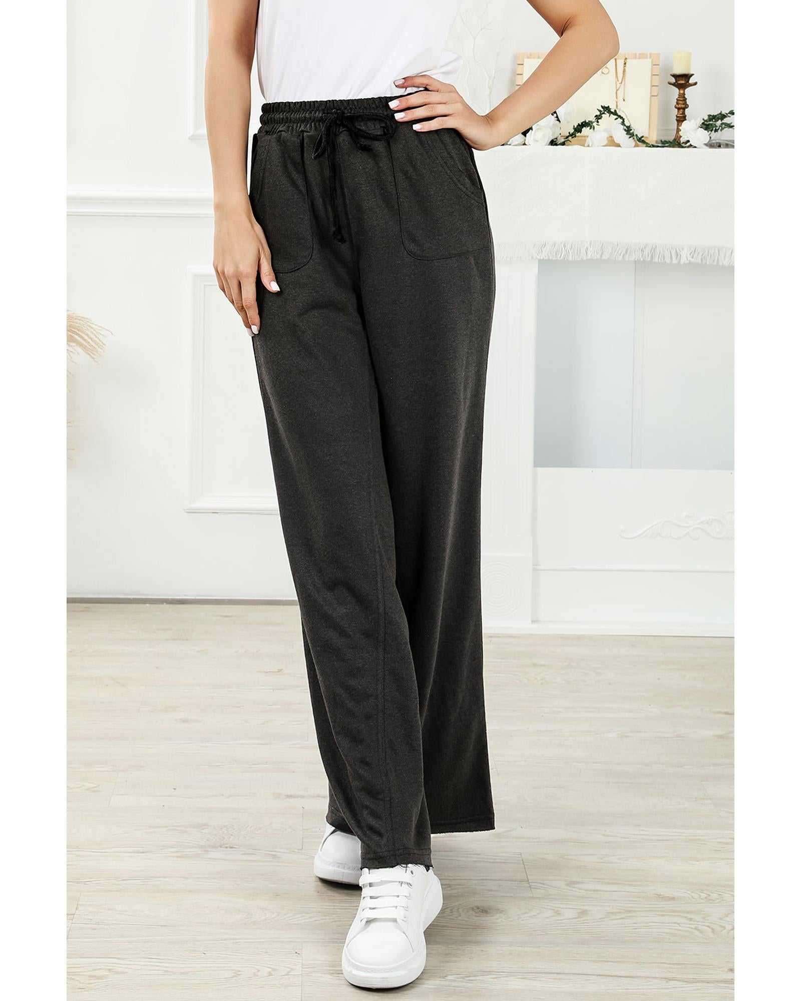 Azura Exchange Retro Wide Leg Pants - M