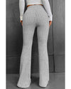 Azura Exchange Ribbed Flare Pants - L